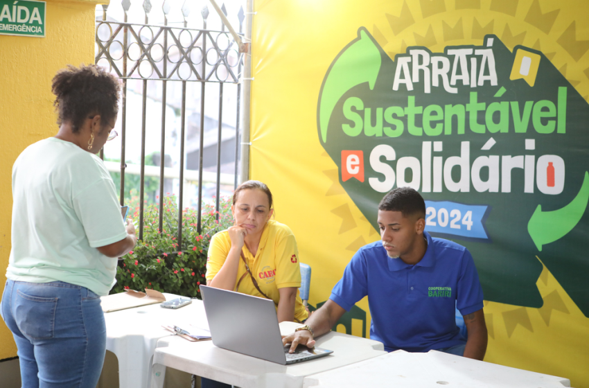  Prefeitura e cooperativas promovem coleta seletiva no São João do Pelourinho