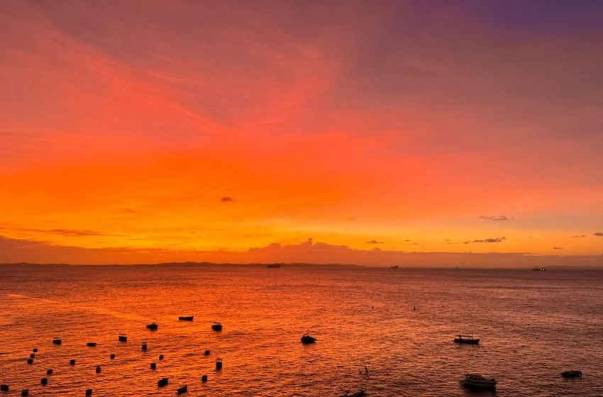  Pôr do Sol Deslumbrante Encanta Salvador no Domingo (10)