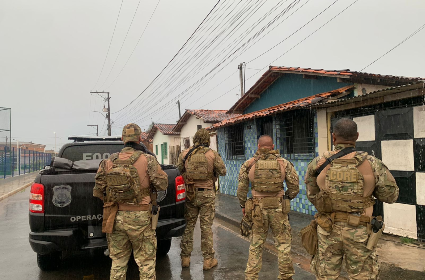  Polícia Civil cumpre mandados e localiza chefe do tráfico em Mata de São João