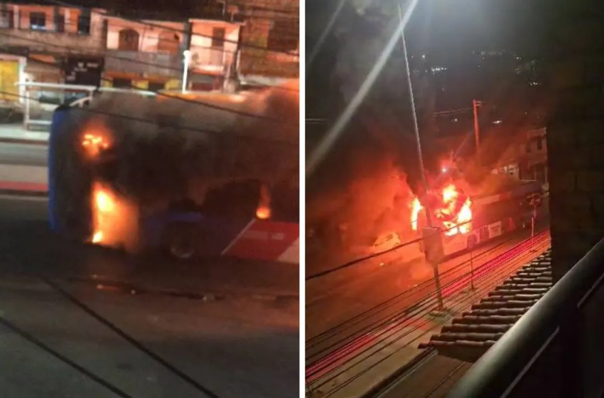  Ônibus é incendiado na Suburbana na noite de ontem (11)