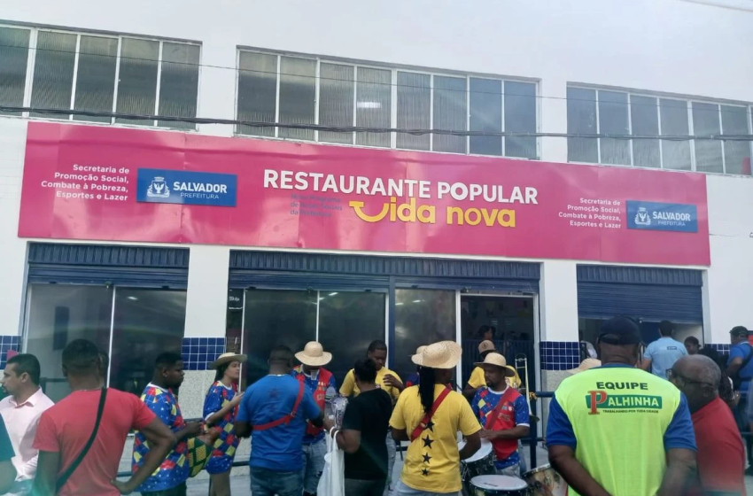  Restaurante Popular é inaugurado no Subúrbio de Salvador