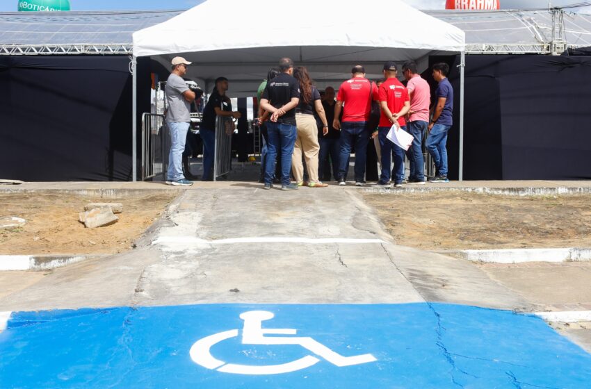  Inspeção do MP identifica irregularidades na estrutura do Espaço Gonzagão em Senhor do Bonfim