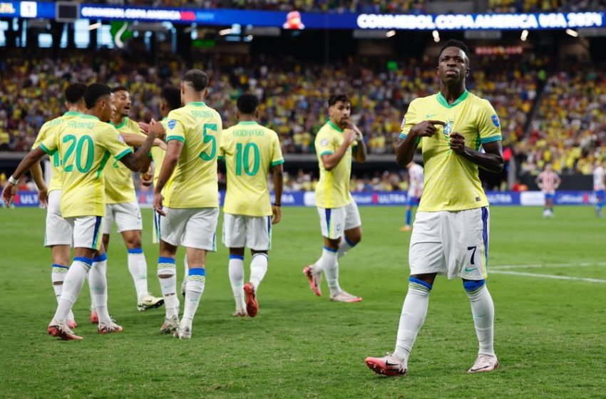  Vinicius Júnior brilha e Brasil derrota Paraguai na Copa América