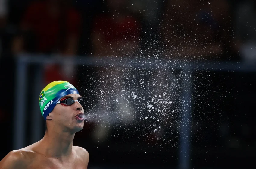  Mafê Costa e Guilherme Costa estão nas finais dos 400m livre