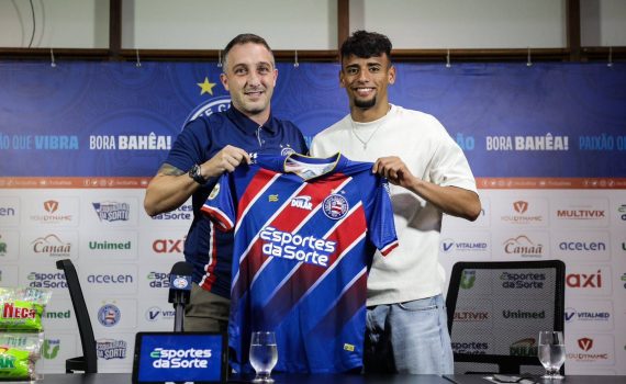  Luciano Rodríguez fala pela primeira vez como atleta do Bahia: “Muito contente”