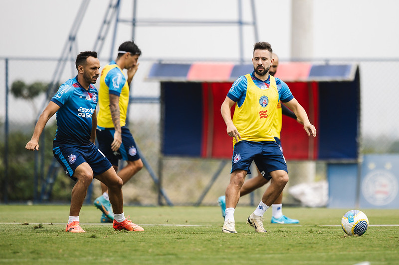  Bahia finaliza preparação para enfrentar o Flamengo com treino de pênaltis