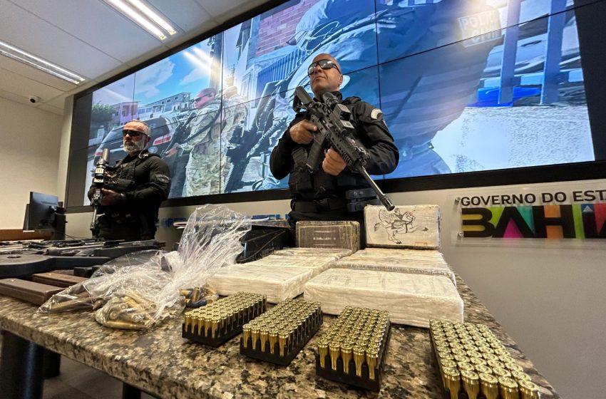  Polícia baiana aumenta em 9% o número de armas de fogo apreendidas