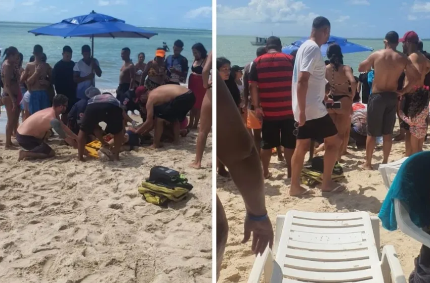  Turista mineiro morre afogado em Praia de Santa Cruz Cabrália