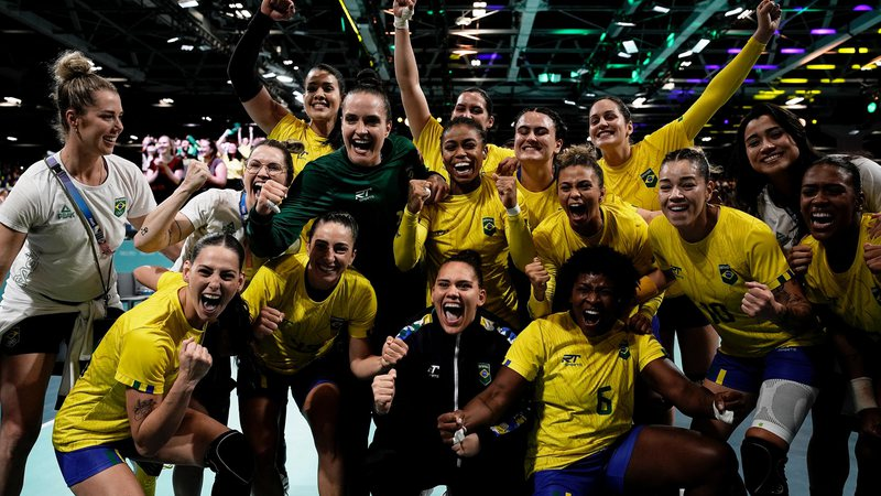  Brasil avança para as quartas de final do handebol nas Olimpíadas de Paris