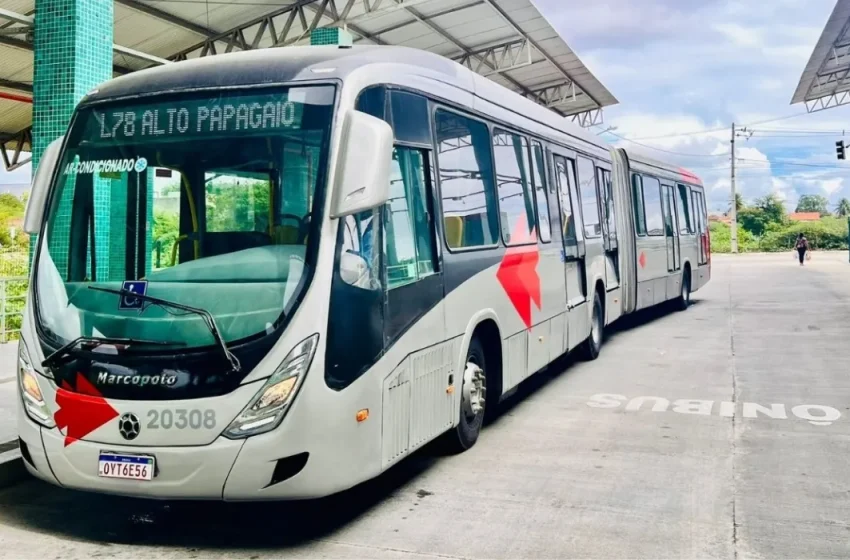  Frota de ônibus ampliada em Feira de Santana para realização de concurso público