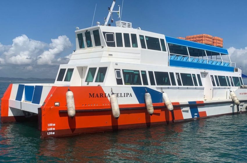  Início da operação de catamarã vai impulsionar turismo na Ilha de Itaparica