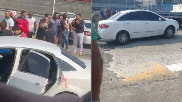  Homem morre e mulher fica ferida após serem baleados dentro de carro de aplicativo em Pirajá