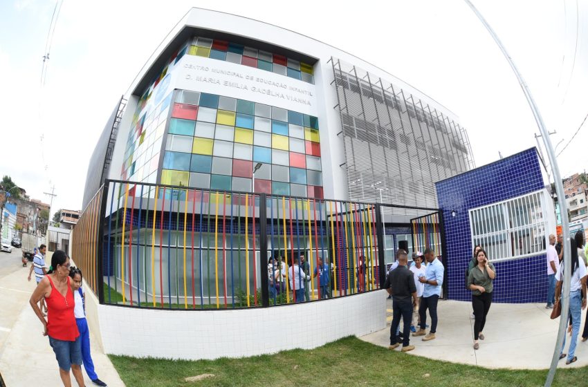  Prefeitura entrega centro de educação infantil no Subúrbio com capacidade para 1 mil alunos