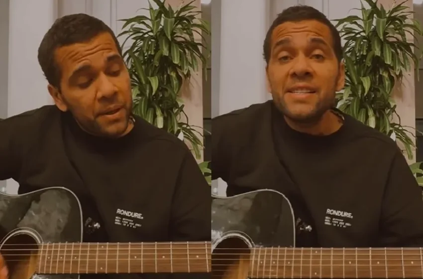  Em liberdade provisória, Daniel Alves aparece cantando gospel nas redes sociais