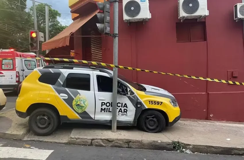  Homem morre após roubar viatura da PM