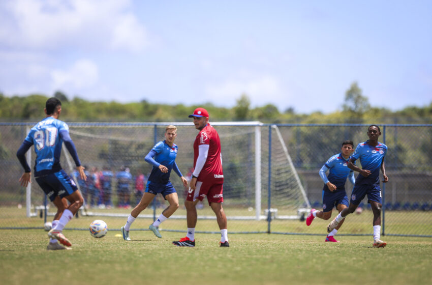  Time sub-20 do Bahia treina de olho na estreia do Baianão