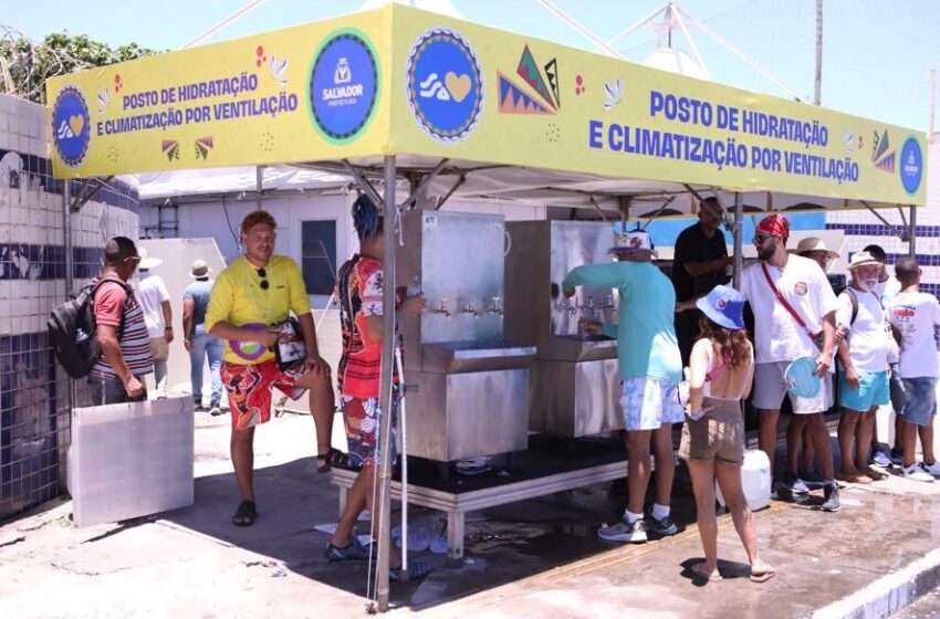  Salvador terá medidas para amenizar impactos da alta temperatura durante festas populares