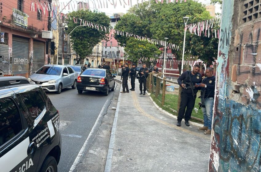  Operação da Polícia Civil no Centro Histórico prende dois suspeitos de tráfico