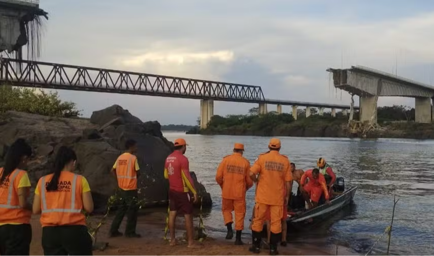  PF usará drones subaquáticos para localizar vítimas de queda de ponte no Tocantins 