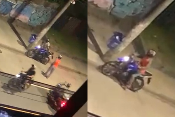  Bandidos são flagrados roubando motocicleta no Cabula