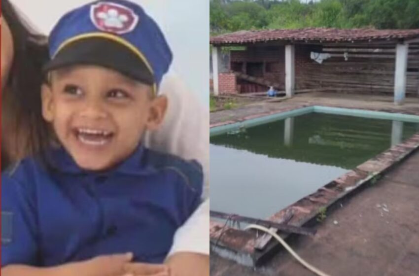  Menino de três anos morre afogado após cair em piscina em Itabuna