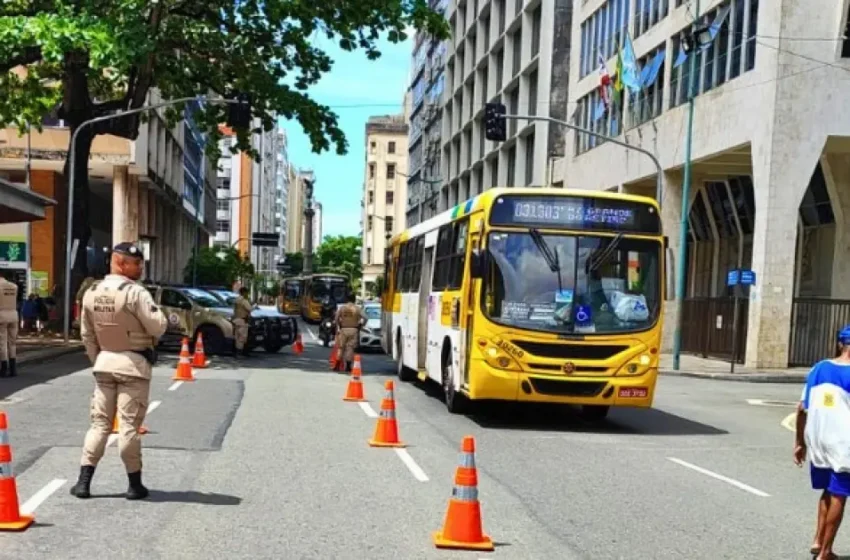  SSP aponta redução de mais de 70% nos assaltos a ônibus em Salvador