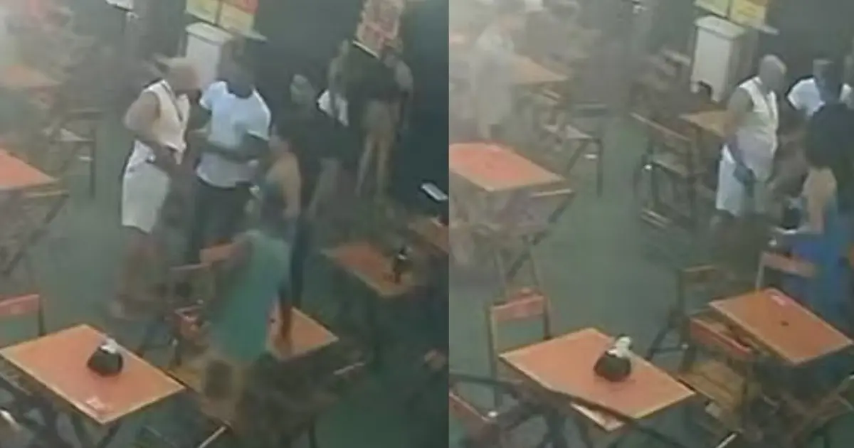 PM aponta arma e dispara contra cliente durante confusão em bar